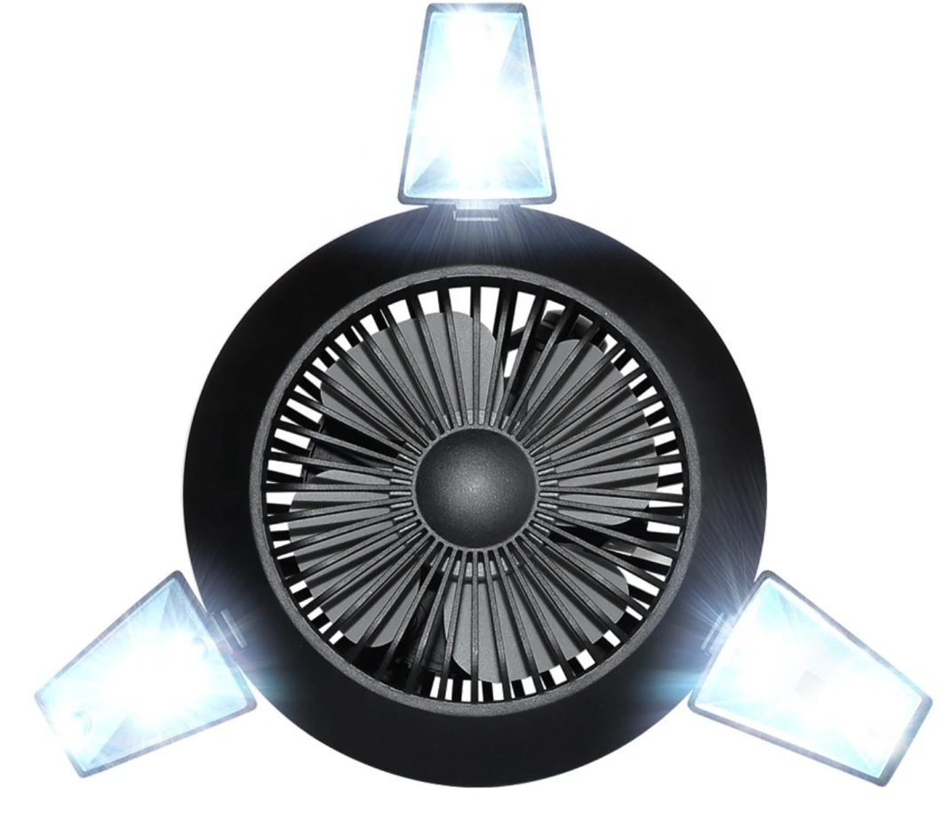 Outdoor Light Rechargeable Multi-Functional Foldable Multi-Use Solar Lantern Fan
