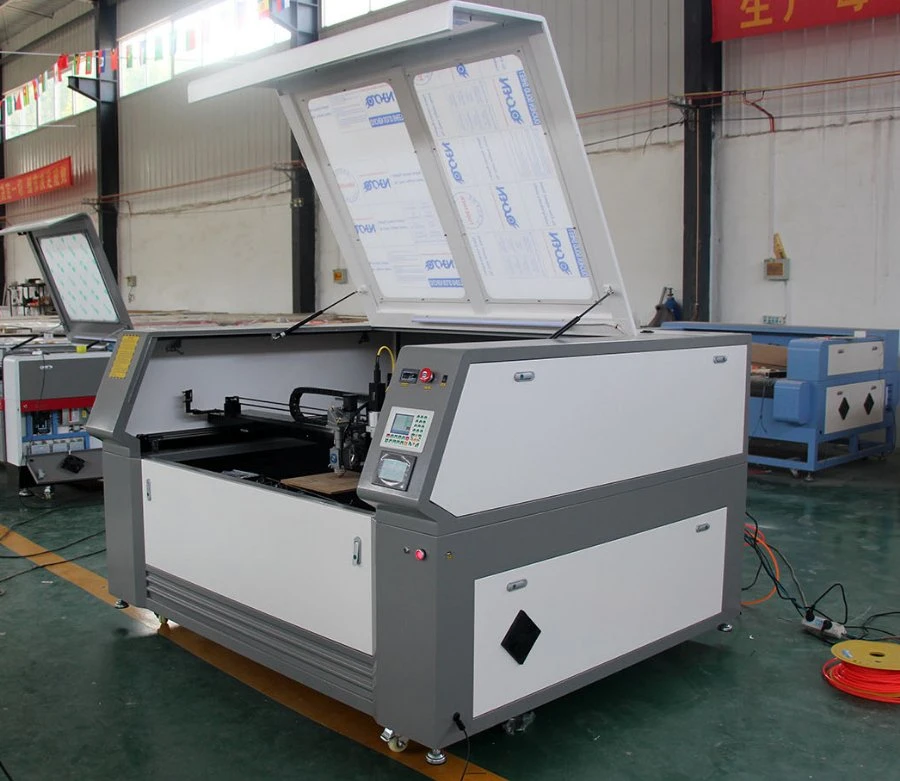 Wood Acrylic Metal Steel Fiber Laser Marker CO2 Laser Cutter