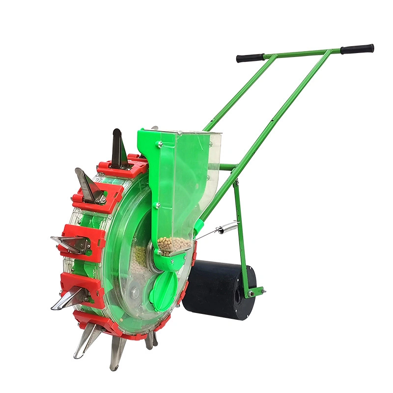 Hand Push Rolling Vegetable Seed Planter Which 12 10 8 6 Transparent Mouths Adjustable