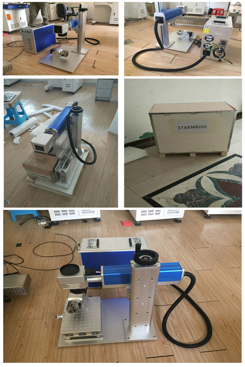 3D Portable Mini Color Fiber Laser Marking Machine