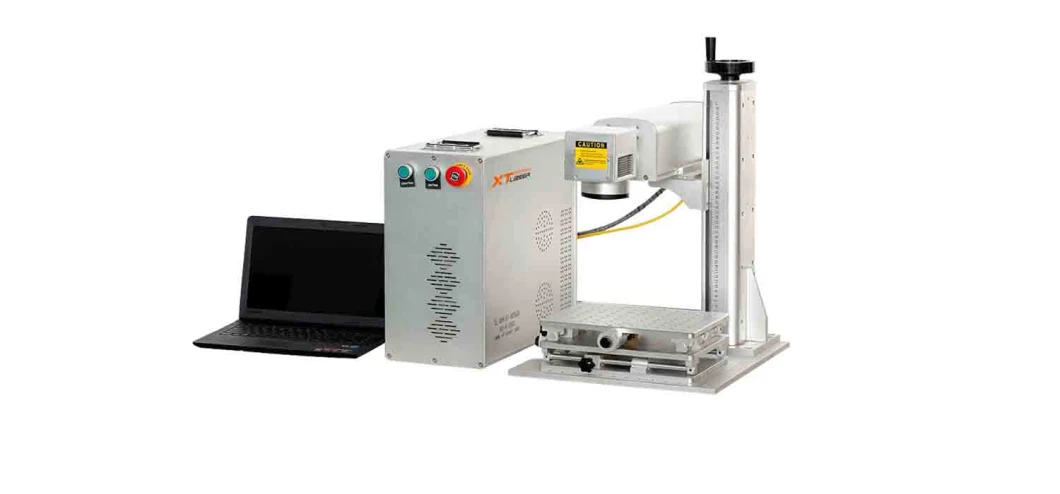 Desktop Fiber Laser Marking Machine for Metal Steel Aluminum Engraving with 20W 30W 50W Laser Marker