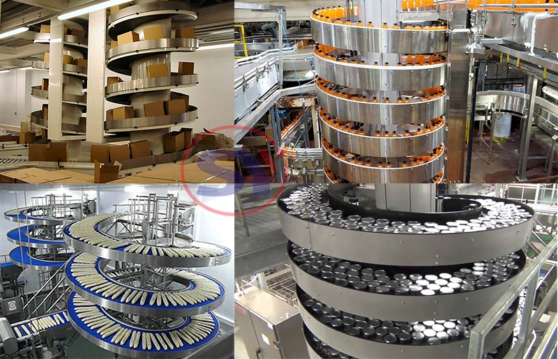 Indutrial Stainless Steel Spiral Conveyor for Bulk Material Handling