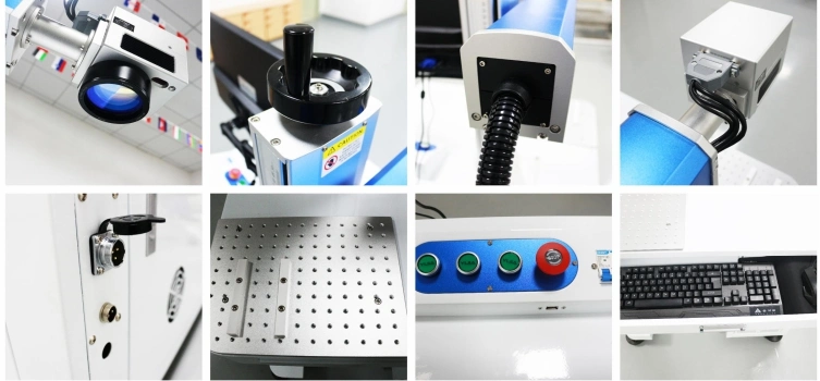 Acrylic Knife Templates Fiber Laser Marking Machine with Jpt Source