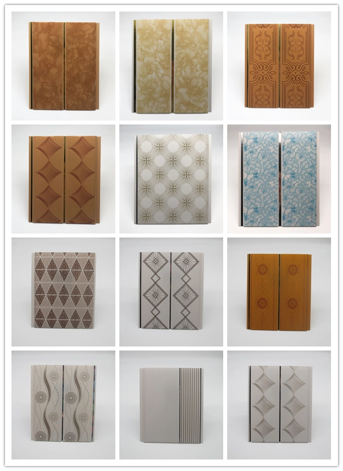 PVC Bamboo Wood Fiber PVC Ceiling Tiles Ceiling Design Integrated Panel Interior Ceiling Wall Panel