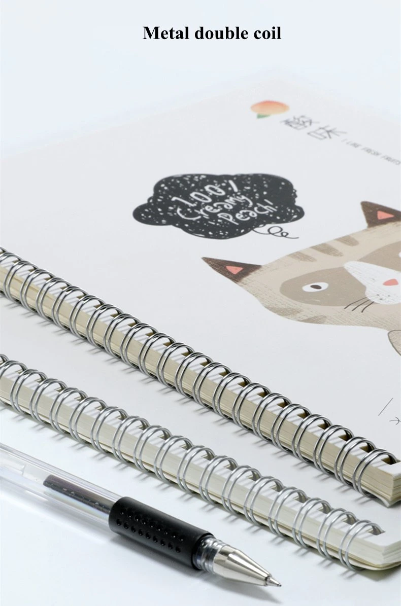 Custom Logo A5 High Quality Loose-Leaf Spiral Notebook Office Stationery Loose-Leaf Spiral Notebook