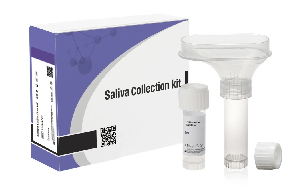 Virus Rna Extracting Saliva Collection and Kit Saliva Collection and Transport System with CE Certificate