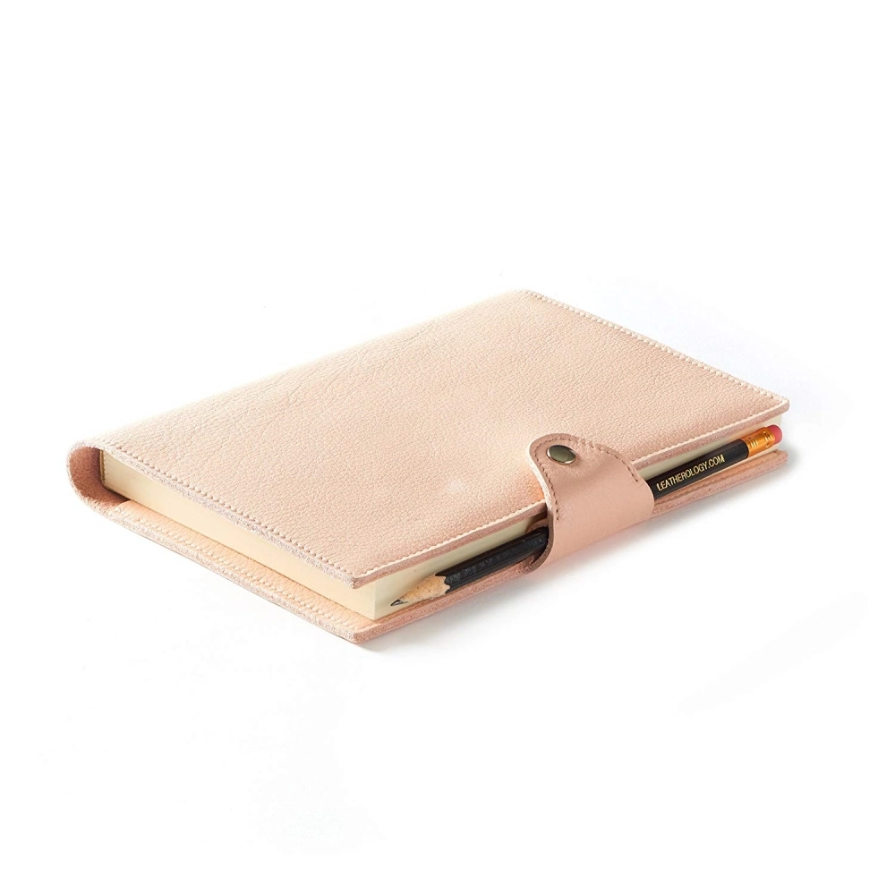 Pink Hardcover Luxury Refillable Leather Notebook