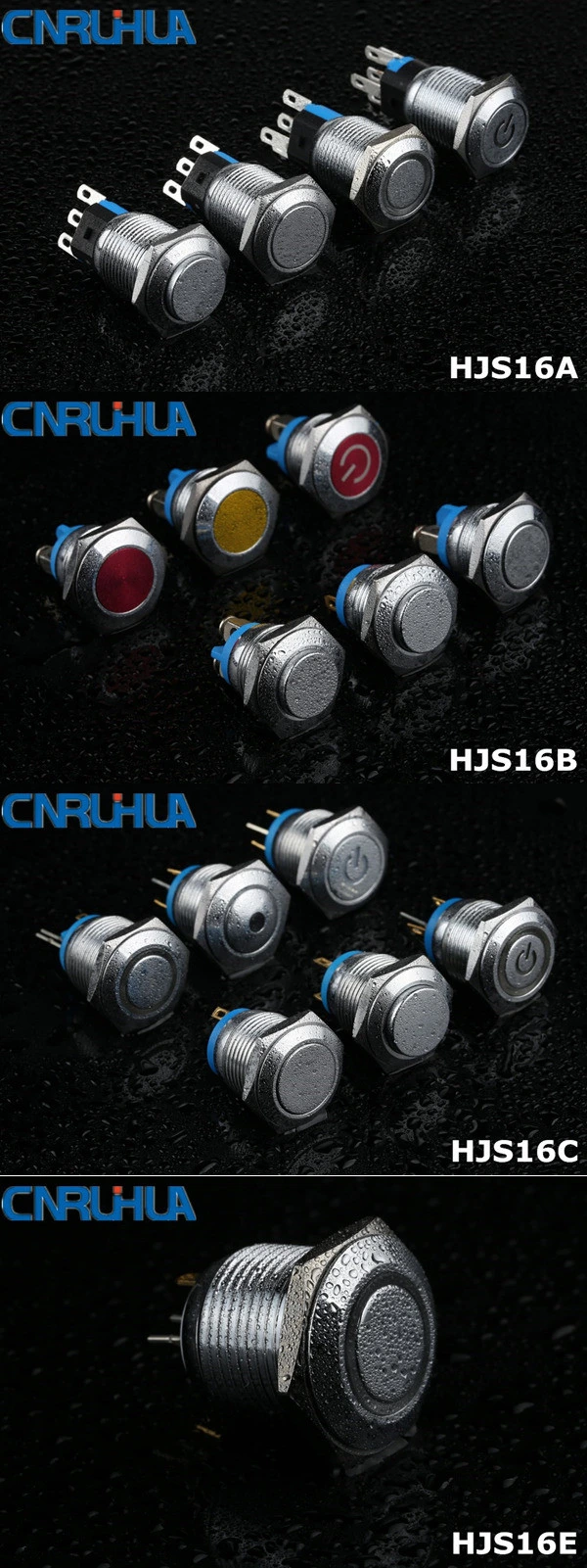 Hot Selling LED Momentary LED Push Button Switch