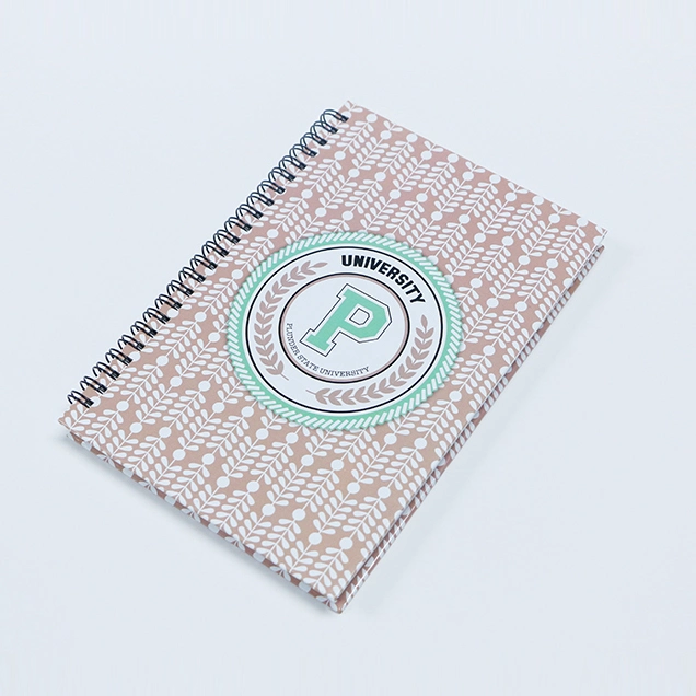 Promotional A4 A5 A6 Custom Wire Bound Hardcover Spiral Notebook
