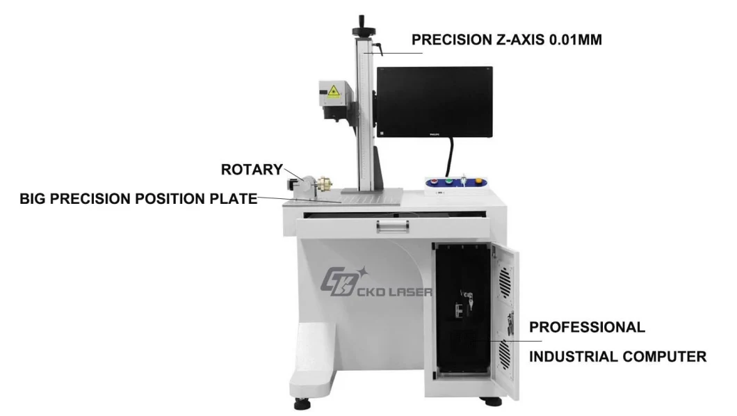 Laser Marker, Fiber Laser Marker, Laser Marker Machine for All Metal and Some Non-Metal