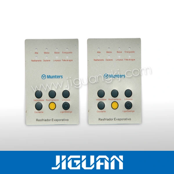 Custom Glossy Pet Round Buttons Metal Dome Membrane Switches