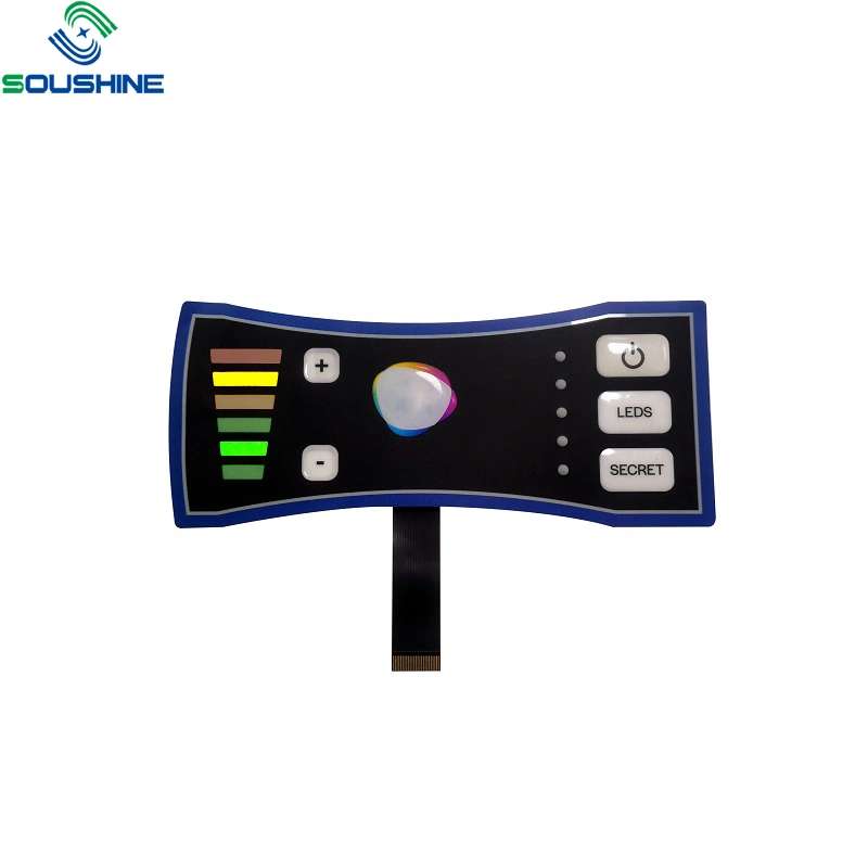 Membrane Switch Panel Touch Switch Custom Made Rubber Silicone Carbon Overlay Electrical Dome Switch