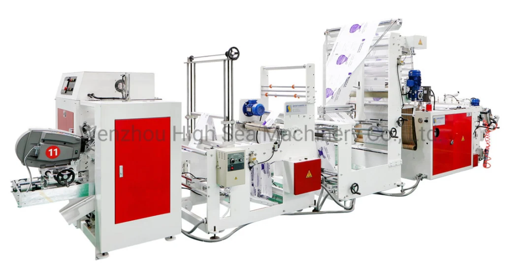 Rolling Automatic Rewinder Biodegradable Bag Making Machine Without Core