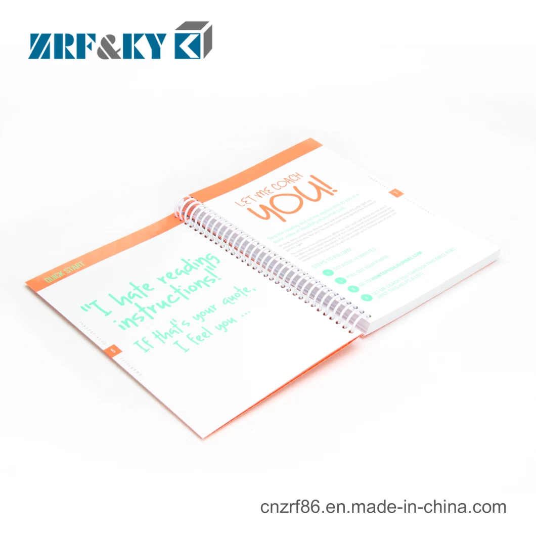 Custom Cartoon Blank Students Carry Blank Memory Stationery Word Notebook