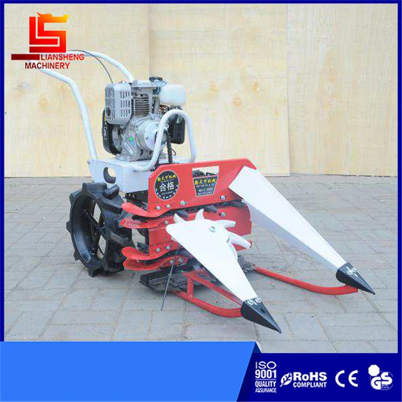 Small Grain Harvester Gasoline Diesel Self-Propelled Harvesting Machine Wheat Rice Pasture Grass Alfalfa Harvester