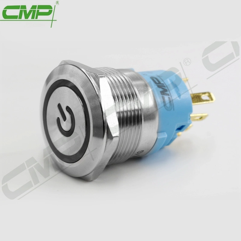 22mm 2no2nc Metal on off Start Button Power Push Button Switch