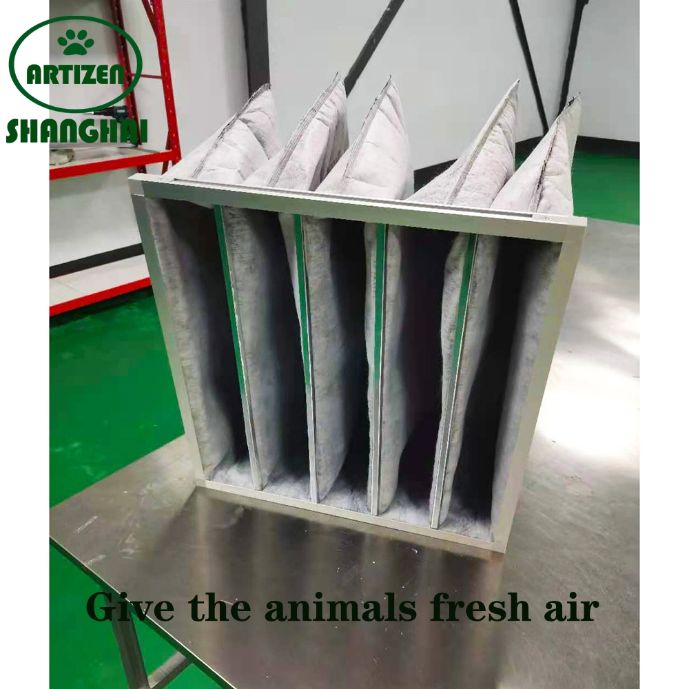 Bag Pleat Husbandry Air Filter Air Conditioner Pre Filtration for Animal Equipment