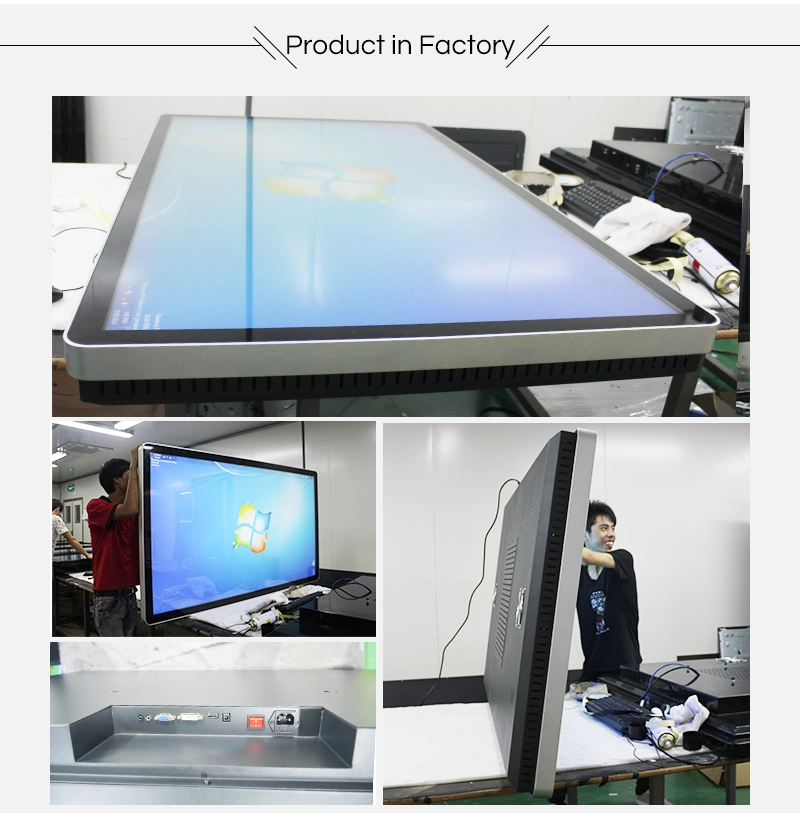 Multi Finger Touch Wall Mounted Interactive Touch Screen Monitor for Meeting