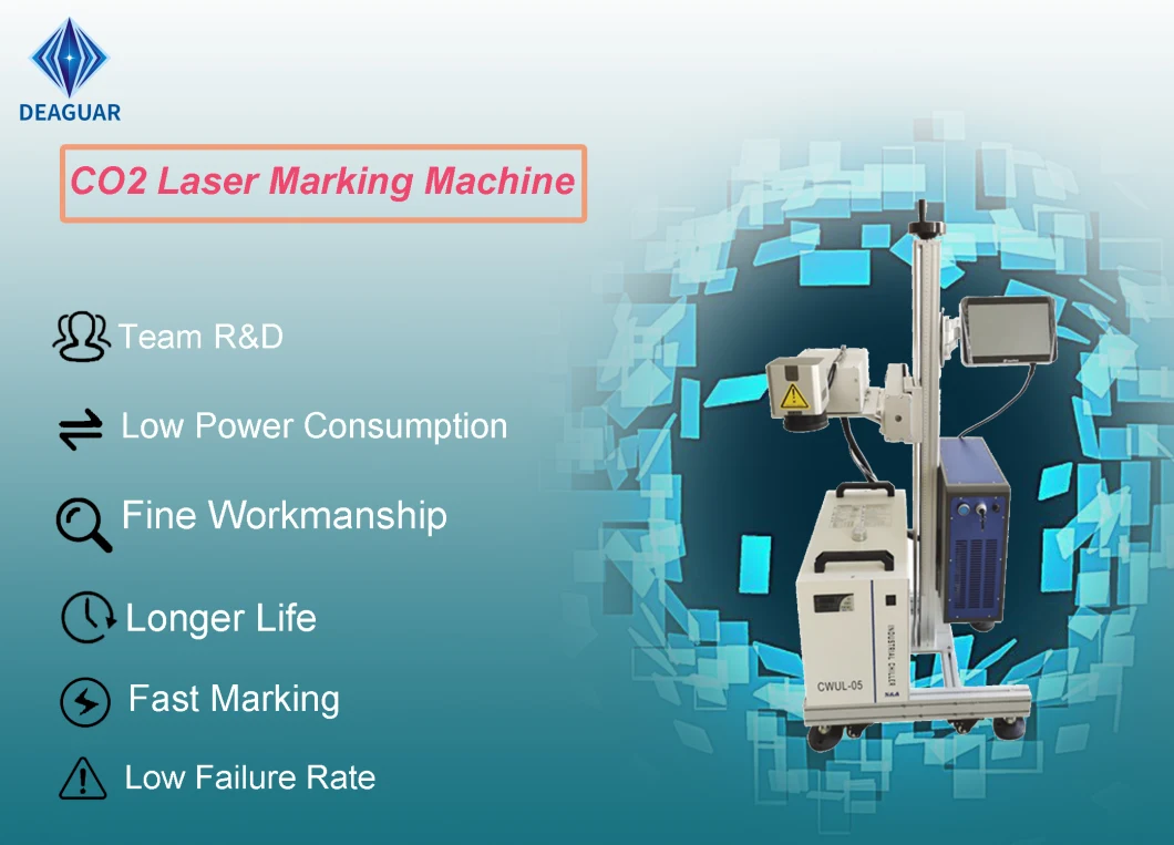 5W Flying UV Laser Inkjet Marking Machine Marking on Plastic/Wood/Glass/Metal Surface