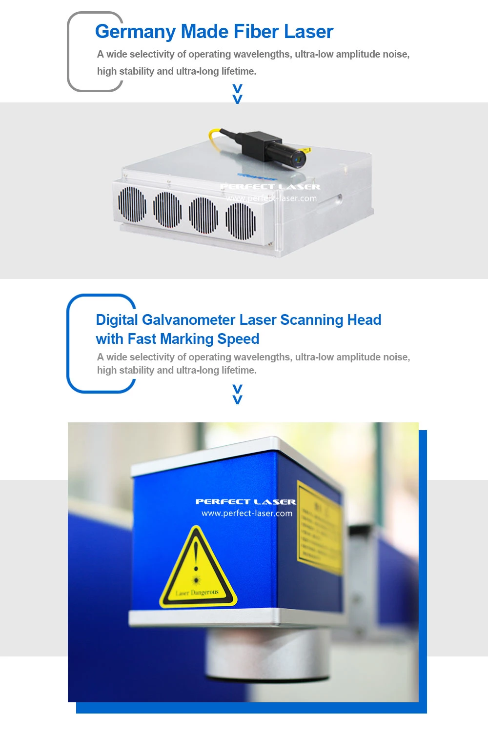 Fiber Laser Type 20W 30W Metal Laser Marking Machine with Rotary
