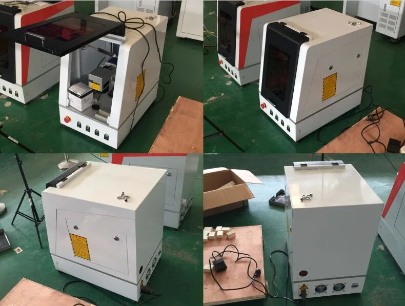 Newest Enclosed Fiber Laser Marking Machine for Metal and Plastic 30W