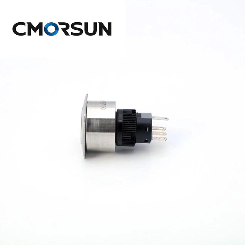 16mm Momentary LED 5 Pin No Nc Square Push Button Light Switch