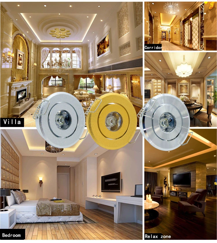 1W 3W Mini LED Ceiling Down Light Round Spotlights Living Kitchen LED Ceiling Lights