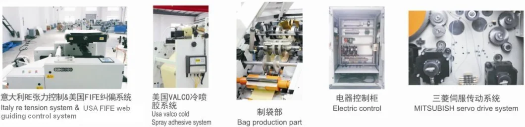 Sbh150 Full Servo Automatic Block Bottom Square Bottom Kraft Paper Bag Making Machine