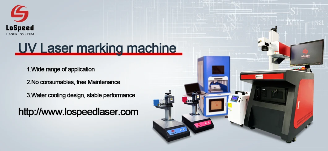 CNC Marking Number on White Plastic Bag 355nm UV Laser Marking Machine for Sale