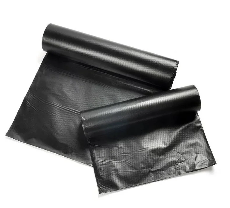Biodegradable Polythene HDPE LDPE Trash Cold Cutting Coreless Rolling Flat Refuse Plastic Bag Making Machine