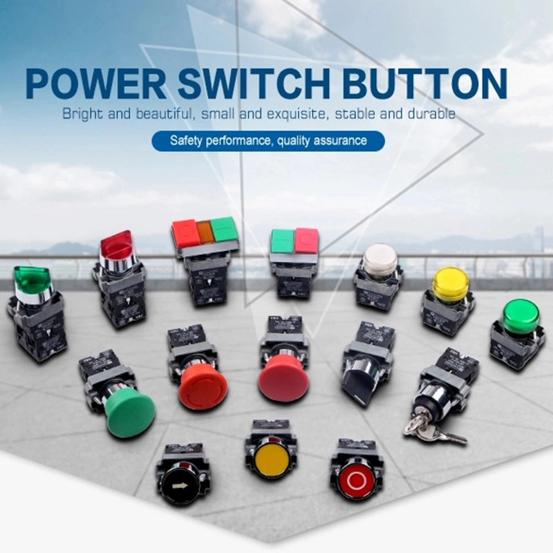 Cmorsun 1no 1nc Starter Stop Push Button Switch La38 Automatic Reset Pushbuttonmomentary Self-Resetting Push Button