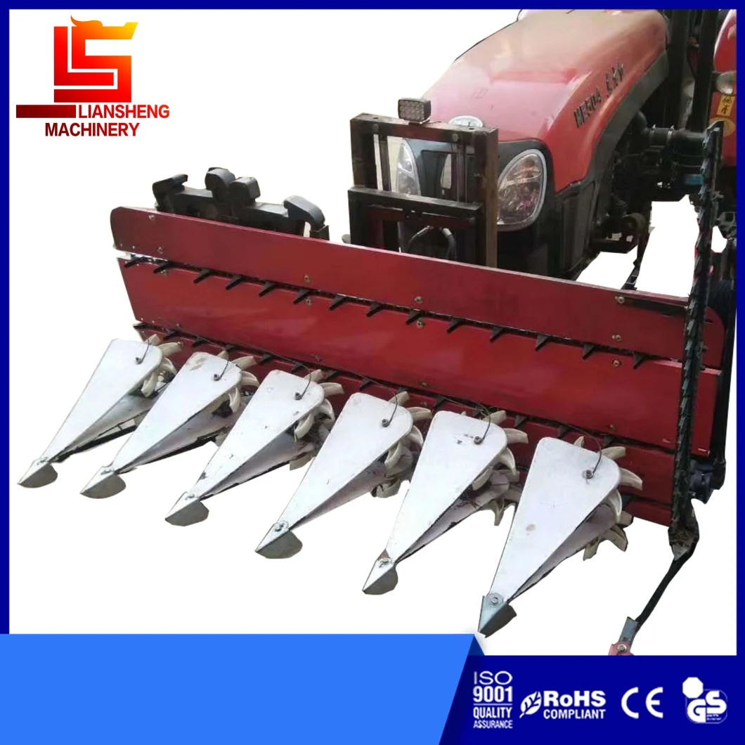 Fodder Grain Harvester Four Wheel Tractor Front Hanging Harvesting Machine Cutting Width 1.5-1.8m