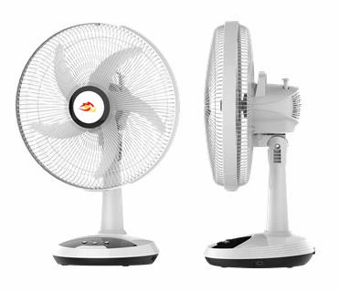 16inch AC/DC Yuwo Factory Rechargeable Battery Emergency USB Table Fan with LED Light and Timer
