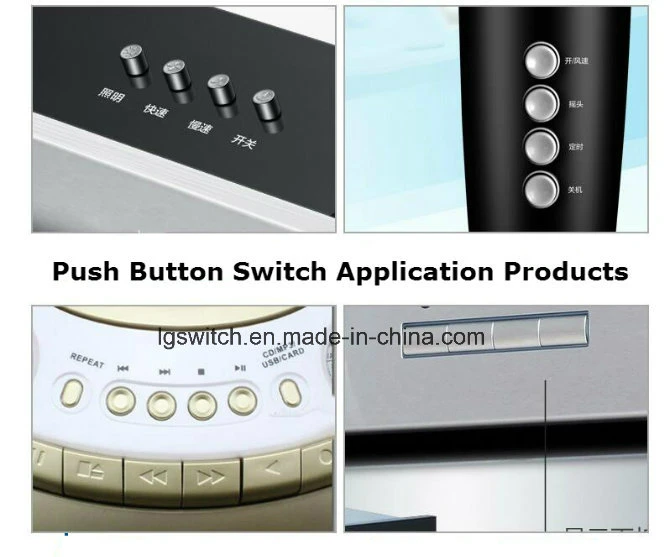 Electrical Motor Power Control on-off Dpst 2 Position Selector Push Button Switch 16A250VAC T125