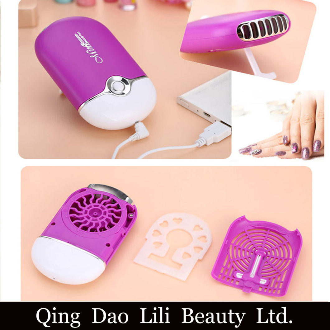 Dropshipping Rechargeable USB Mini Portable Fans Electric Bladeless Handheld Air Conditioning Cooling Fan for Eyelash