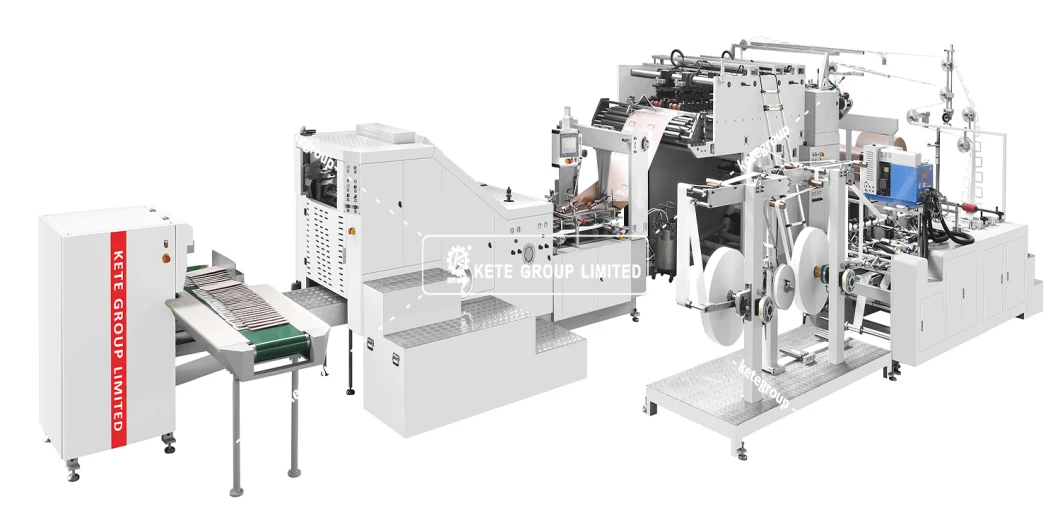 Squre Bottom Paper Products Paper Hand Bag Making Machine