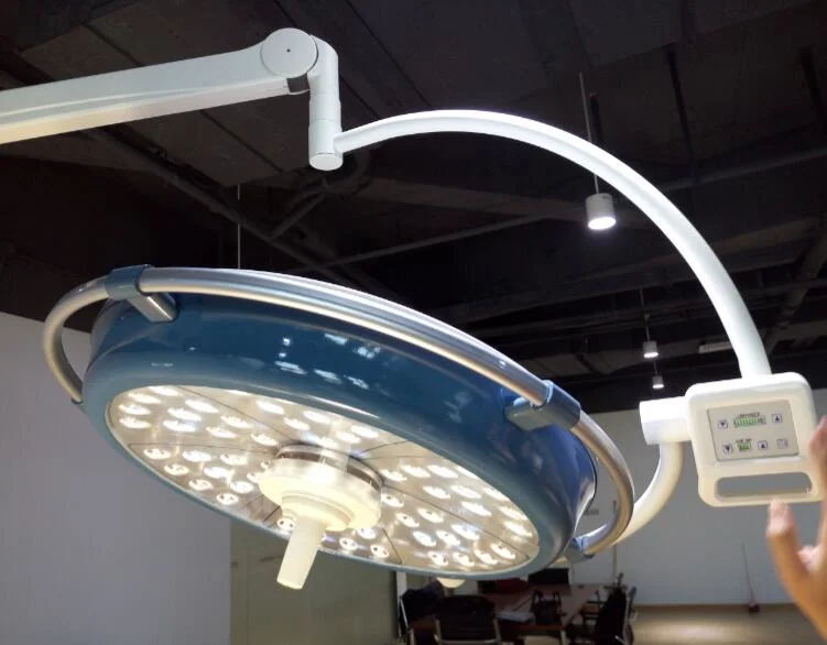 Hospital LED Ceiling Mount Light Double Dome Surgical Operation Lamp