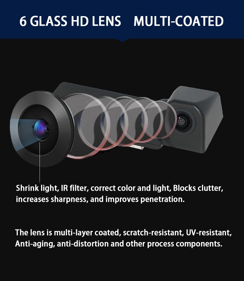 Customized Night Vision Back License Plate Light Hidden Car Camera C10 for Skoda Superb