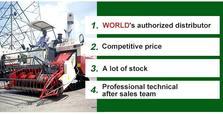 Famous Brand World Small Harvester 88HP Paddy Rice Wheat Combine Harvester