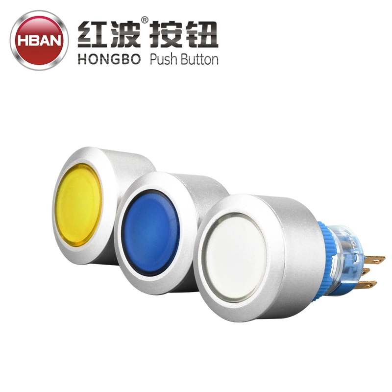 Hban CE RoHS (22mm) Momentary Latching Head-Illumination Micro Switch