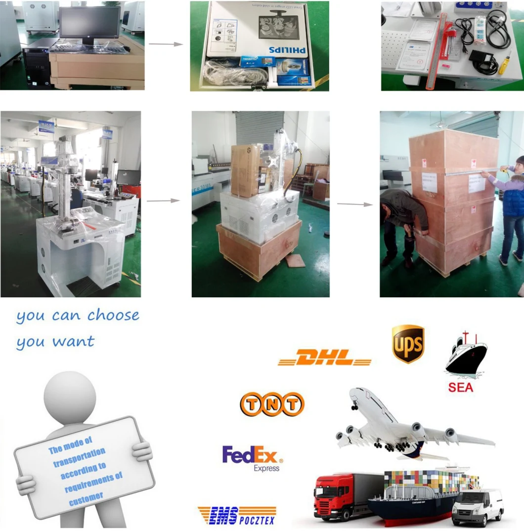 China Popular and High Performance Portable Fiber Marking Machine Unich CO2 Laser Marking Machine