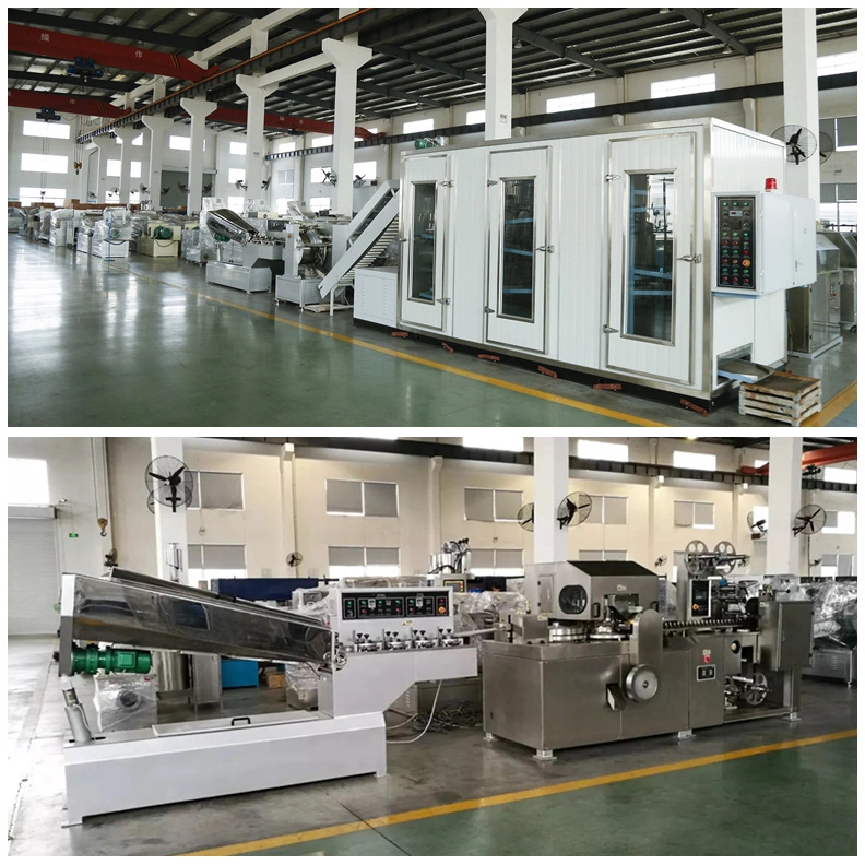 100kg Automatic Double Colors Center Filled Chocolate Making Processing Machine Heart Shape Chocolate Making Machine