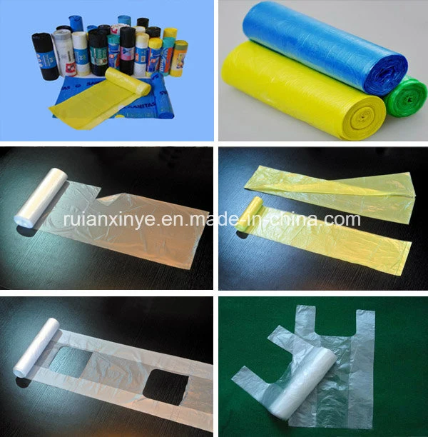 Computer Control Two-Layer Plastic Roll Garbage Bag Machine