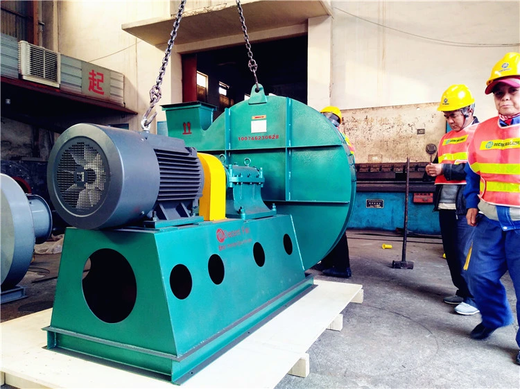 V-Belt Driven Fan Large Volume Wood Dust Conveying Suction Extractor Centrifugal Fan for Petroleum