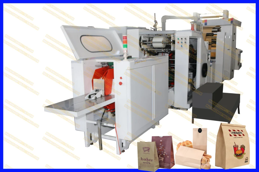 High Effiencey Hongying Brand Food Paper Bag Making Machine, Paper Bag Making Machinery