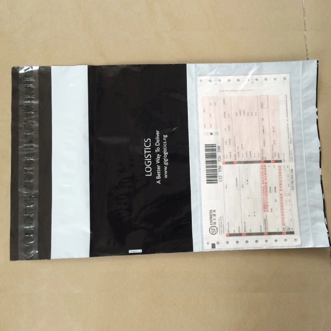 White Co-Extruded Poly Mailer / Custom Printed Poly Shipping Bag / Plastic Courier Bag