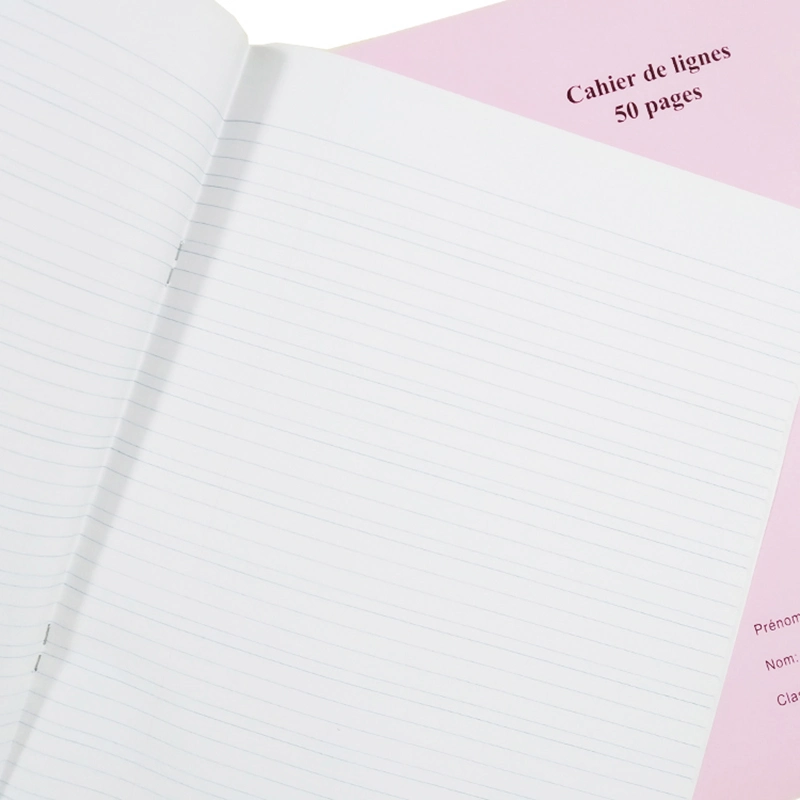 Cheap Plain Line Cahier De Lignes Exercise Book 96pages Notebook