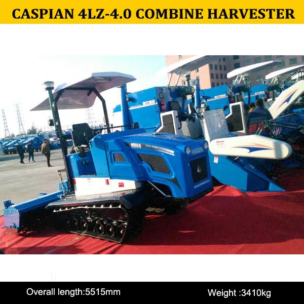 China High Quality Combine Harvester, China Combine Harvester for Sale, 4lz-4.0 Small Combine Harvester