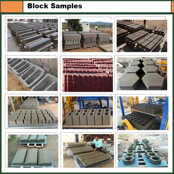 Small Block Making Machine, Brick Making Machine, Concrete Block Brick Machine (Qt4-24)