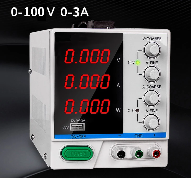 100V/3A Four-Digit DC Regulated Switching Power Supply for Notebook Repair Laboratory Test